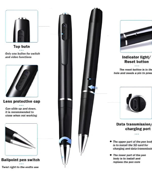 Pen Camera With Voice Recording