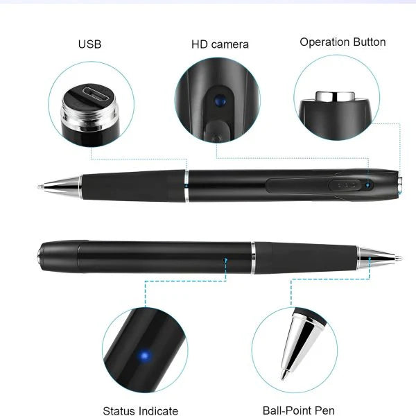 Pen Camera With Voice Recording