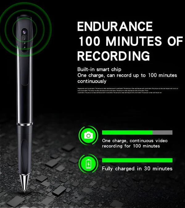 Pen Camera With Voice Recording